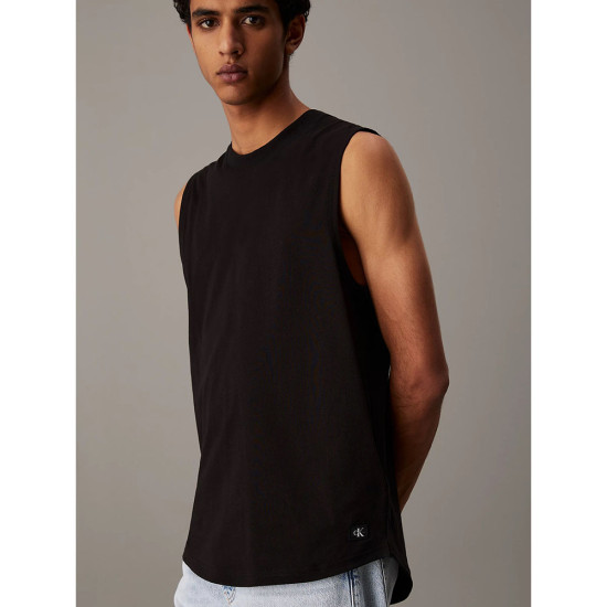 Calvin Klein Ανδρική αμάνικη μπλούζα Cotton Badge Tank Top